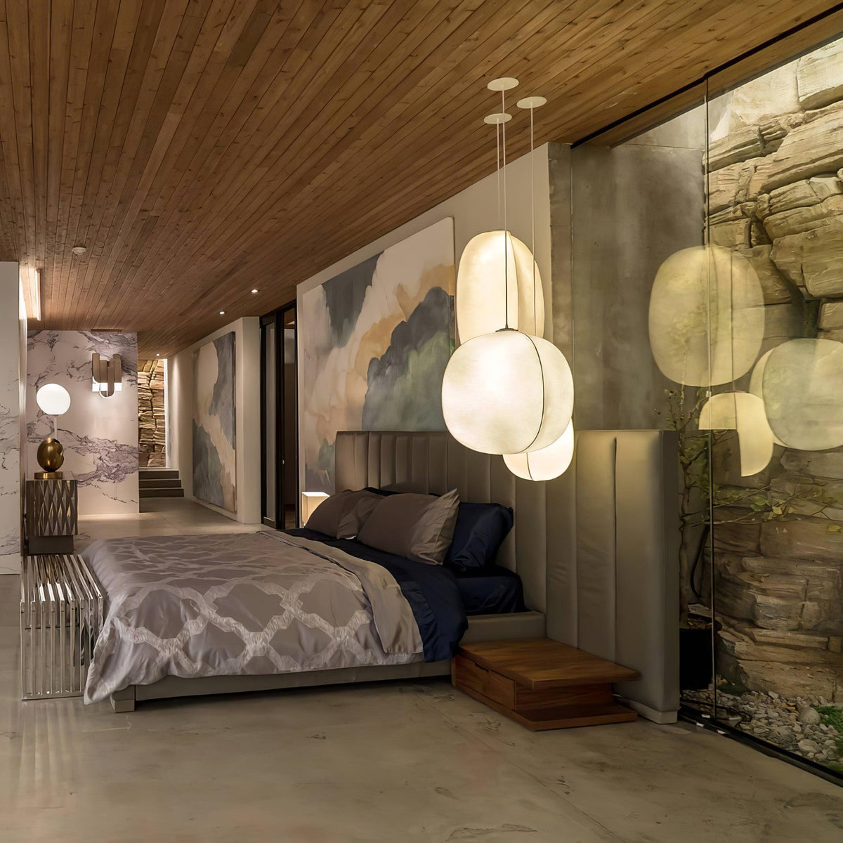 Lorrenash Polymer Pendant Light-Moonnatur