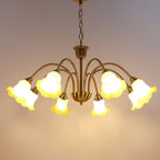 Hadrenaelle Glass Chandelier-Moonnatur