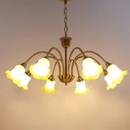 Hadrenaelle Glass Chandelier-Moonnatur