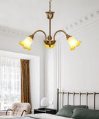 Hadrenaelle Glass Chandelier-Moonnatur