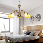 Hadrenaelle Glass Chandelier-Moonnatur