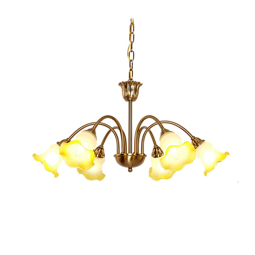 Hadrenaelle Glass Chandelier-Moonnatur