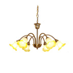 Hadrenaelle Glass Chandelier-Moonnatur