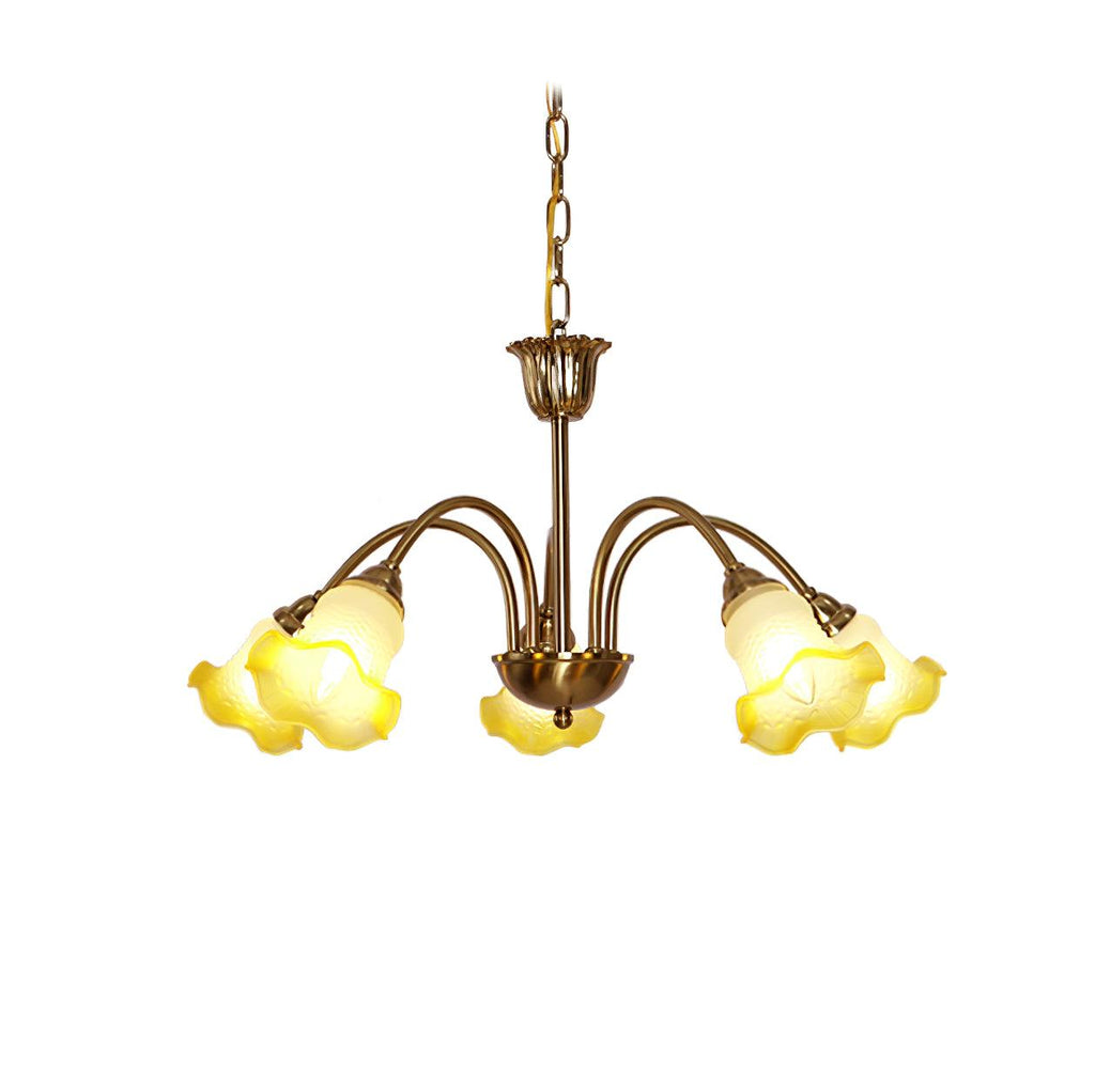 Hadrenaelle Glass Chandelier-Moonnatur