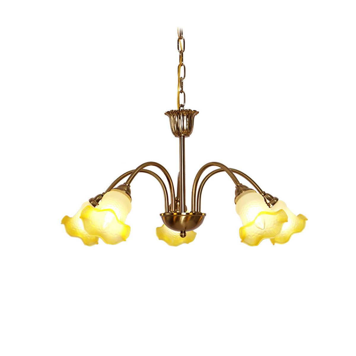 Hadrenaelle Glass Chandelier-Moonnatur