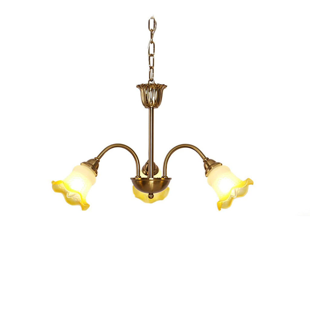Hadrenaelle Glass Chandelier-Moonnatur