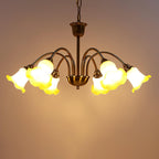 Hadrenaelle Glass Chandelier-Moonnatur
