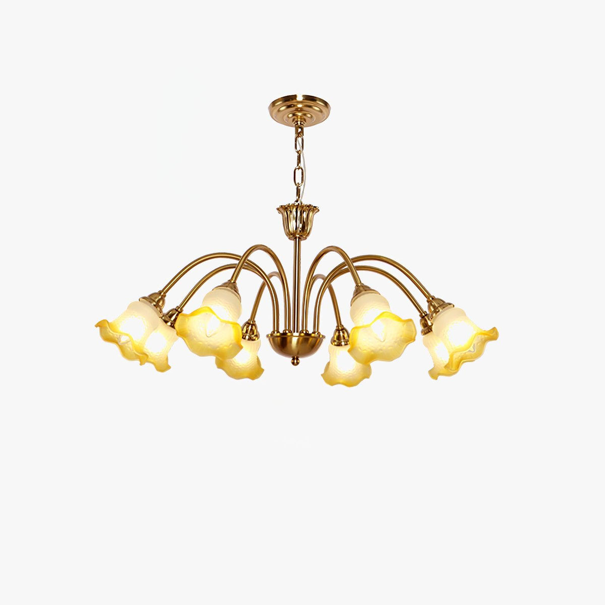 Hadrenaelle Glass Chandelier-Moonnatur