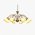 Hadrenaelle Glass Chandelier-Moonnatur