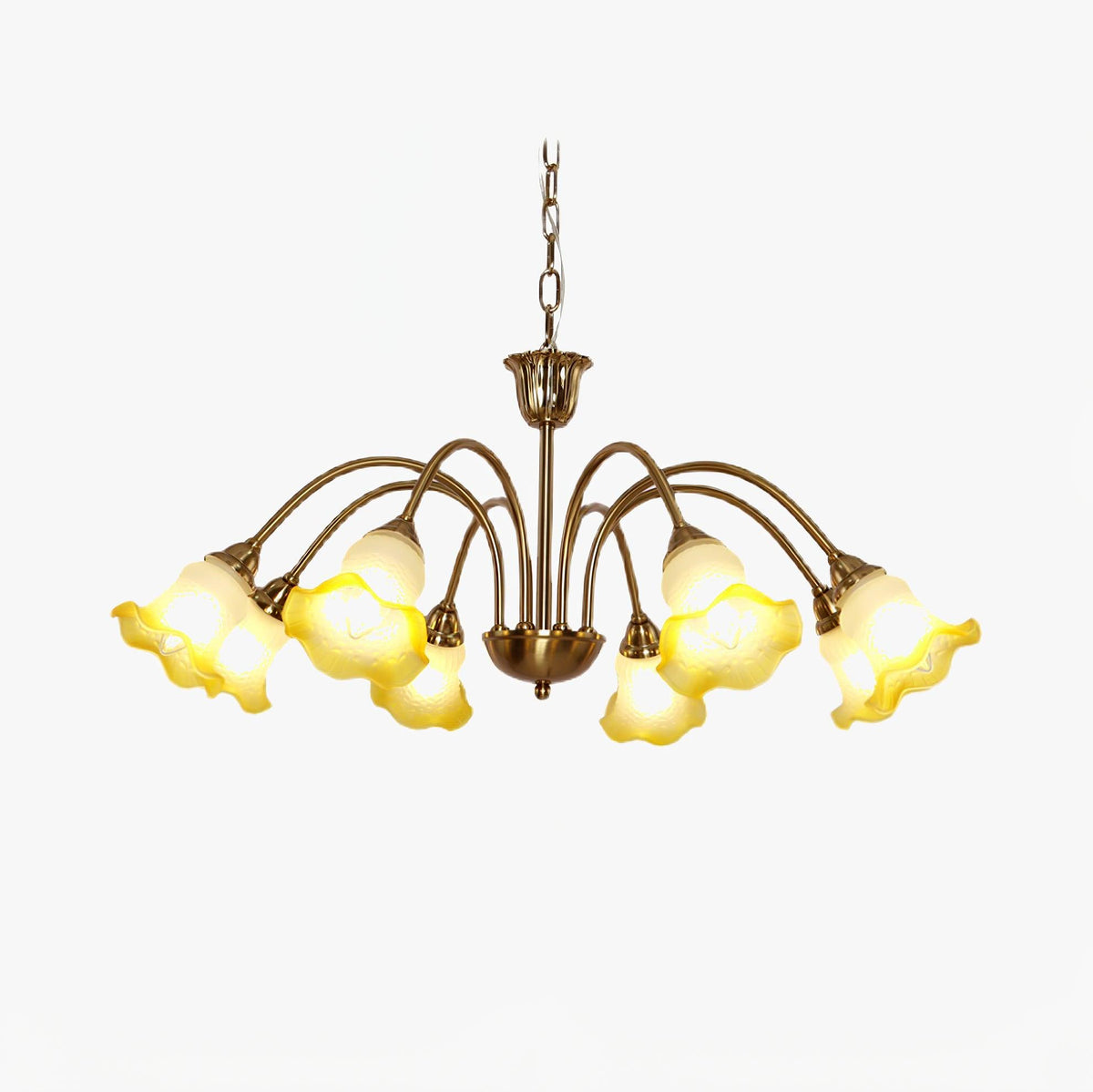 Hadrenaelle Glass Chandelier-Moonnatur