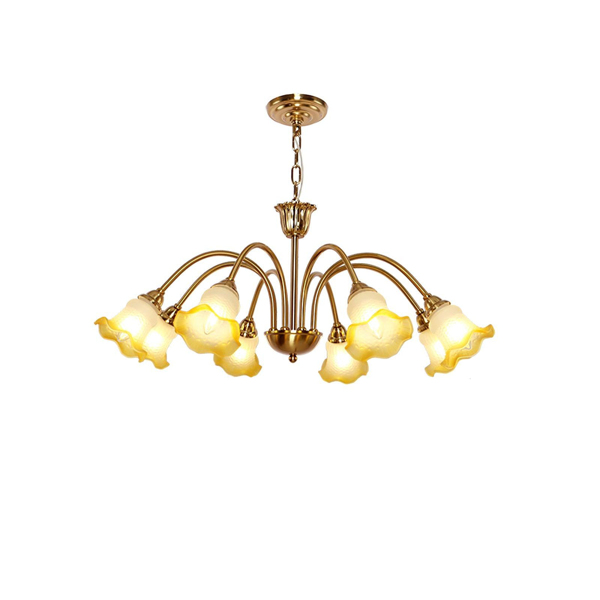 Hadrenaelle Glass Chandelier-Moonnatur