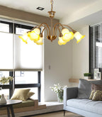 Hadrenaelle Glass Chandelier-Moonnatur