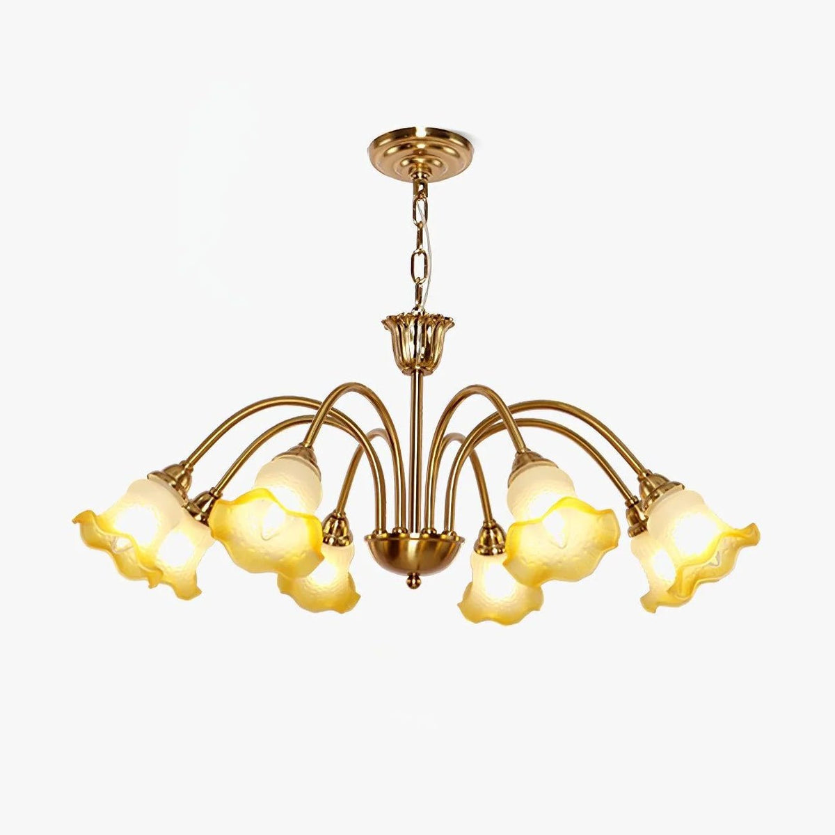 Hadrenaelle Glass Chandelier-Moonnatur