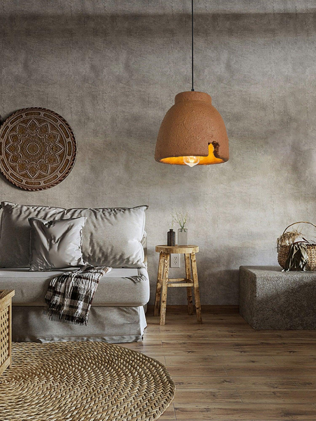 Ulveneris Polystyrene Pendant Light-Moonnatur
