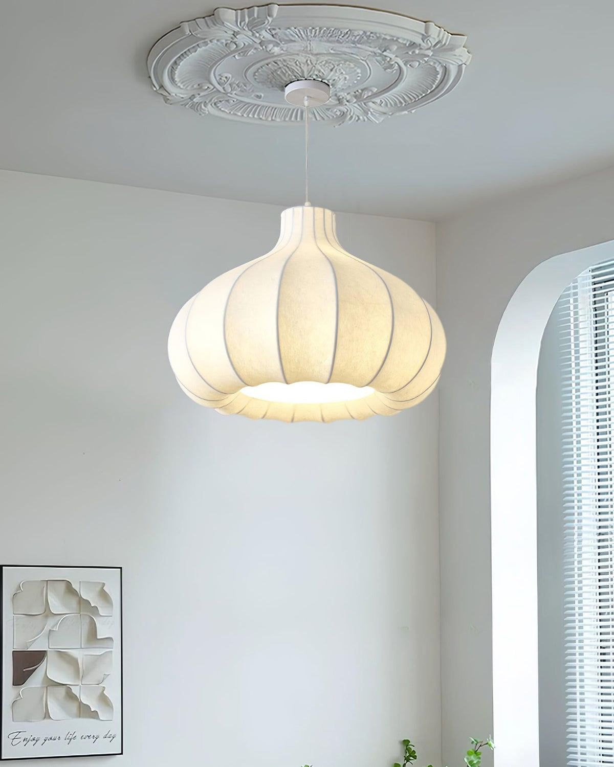 Seldenlyn Silk Pendant Light-Moonnatur