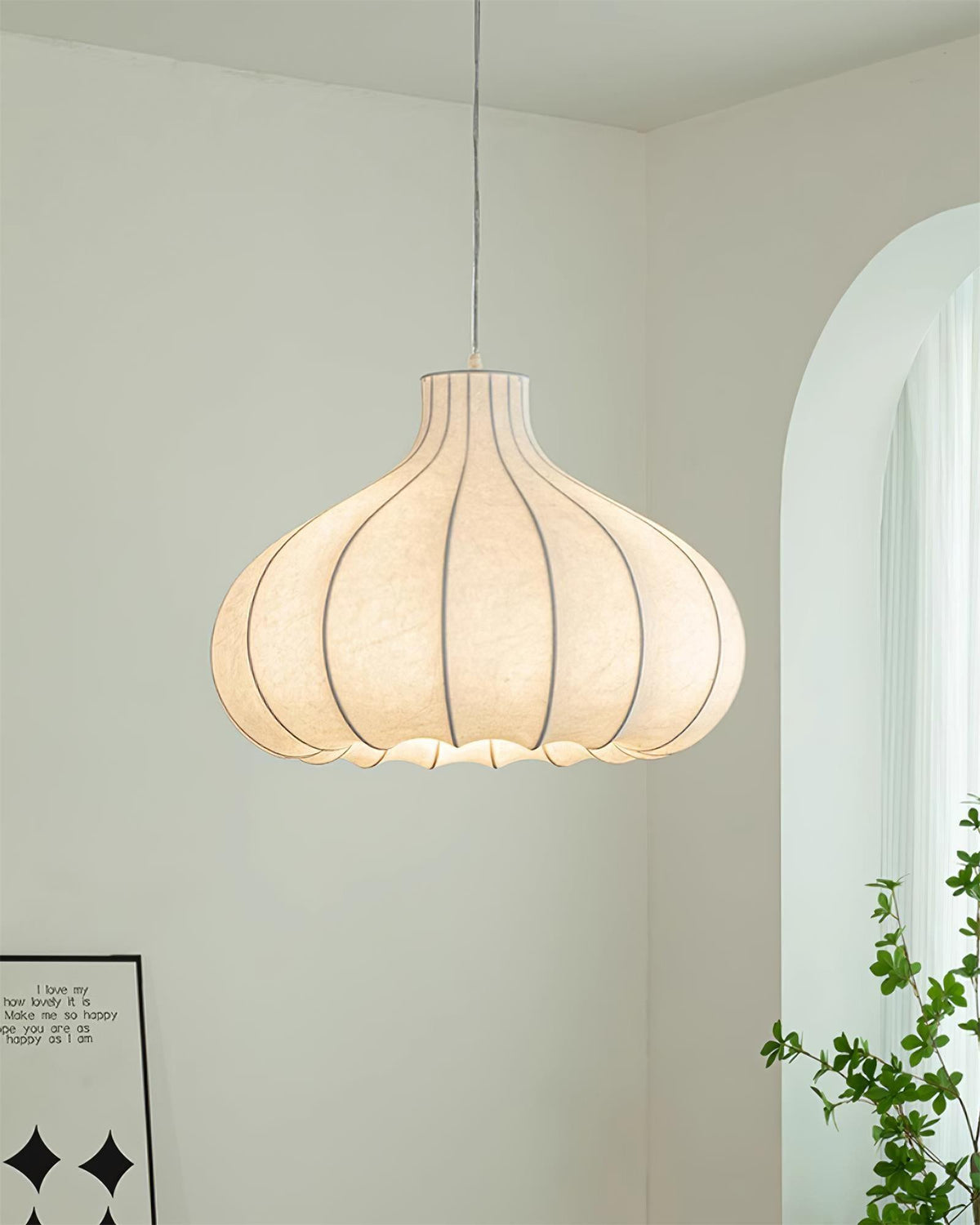 Seldenlyn Silk Pendant Light-Moonnatur