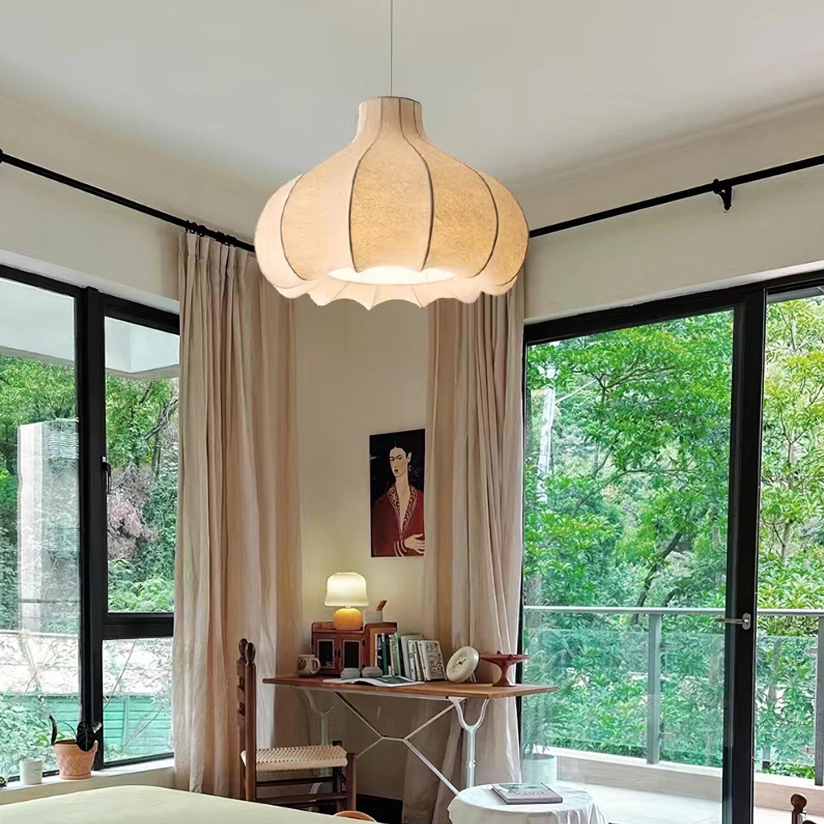Redreneris Silk Pendant Light-Moonnatur
