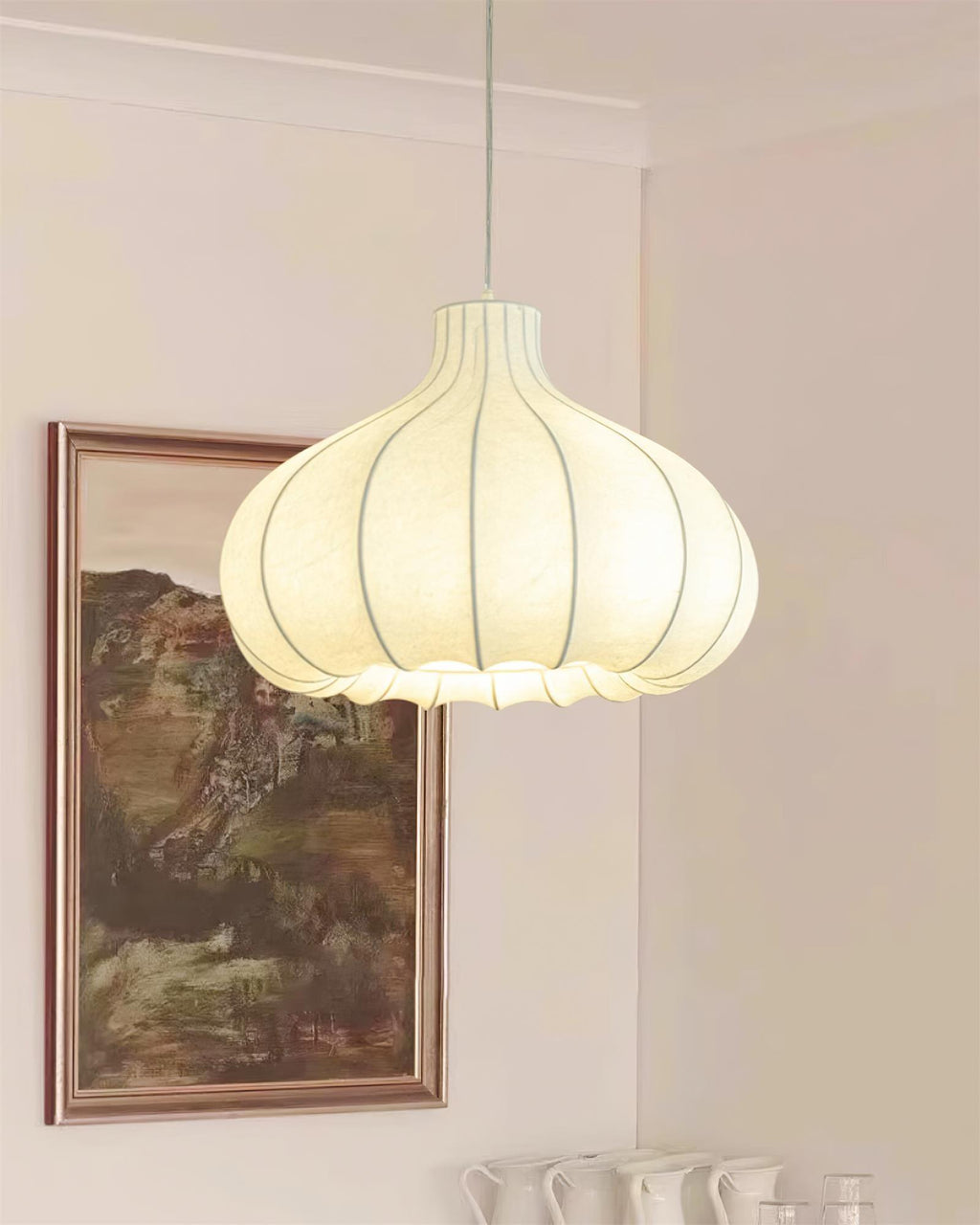 Redreneris Silk Pendant Light-Moonnatur