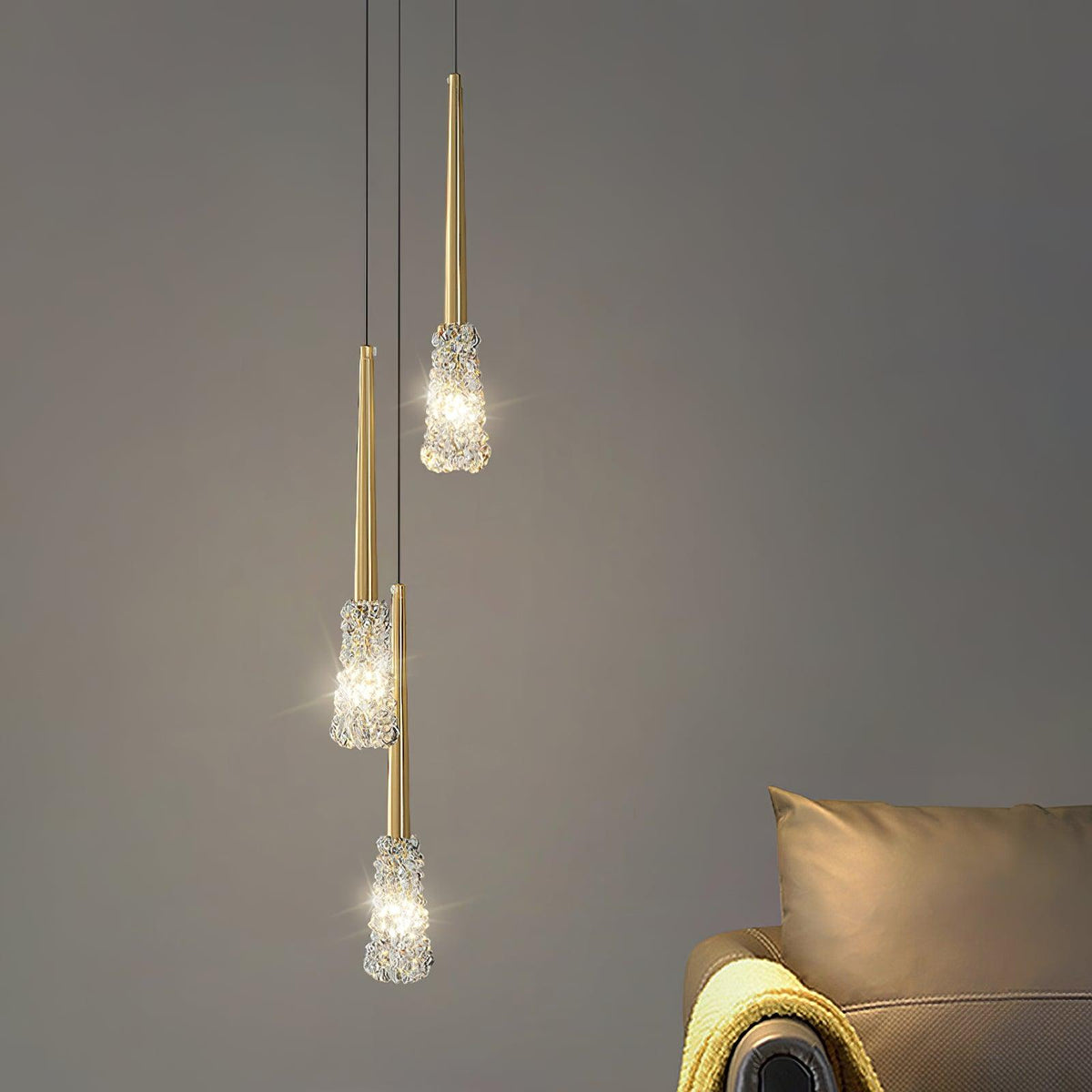 Baldenera Crystal Pendant Light-Moonnatur