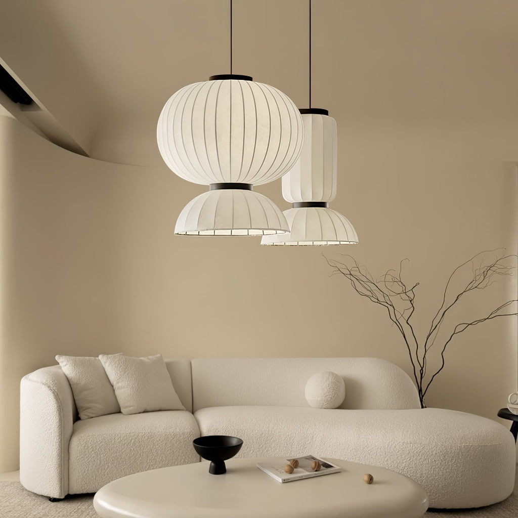 Bellena Silk Pendant Light-Moonnatur