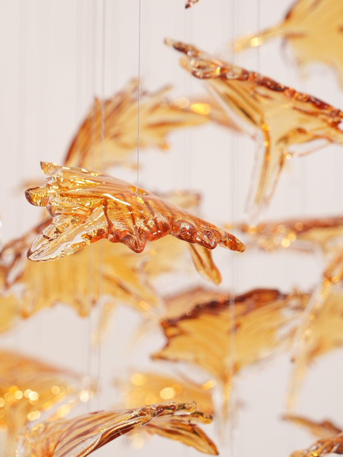 Pirelia Glass Chandelier-Moonnatur