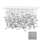 Pirelia Glass Chandelier-Moonnatur