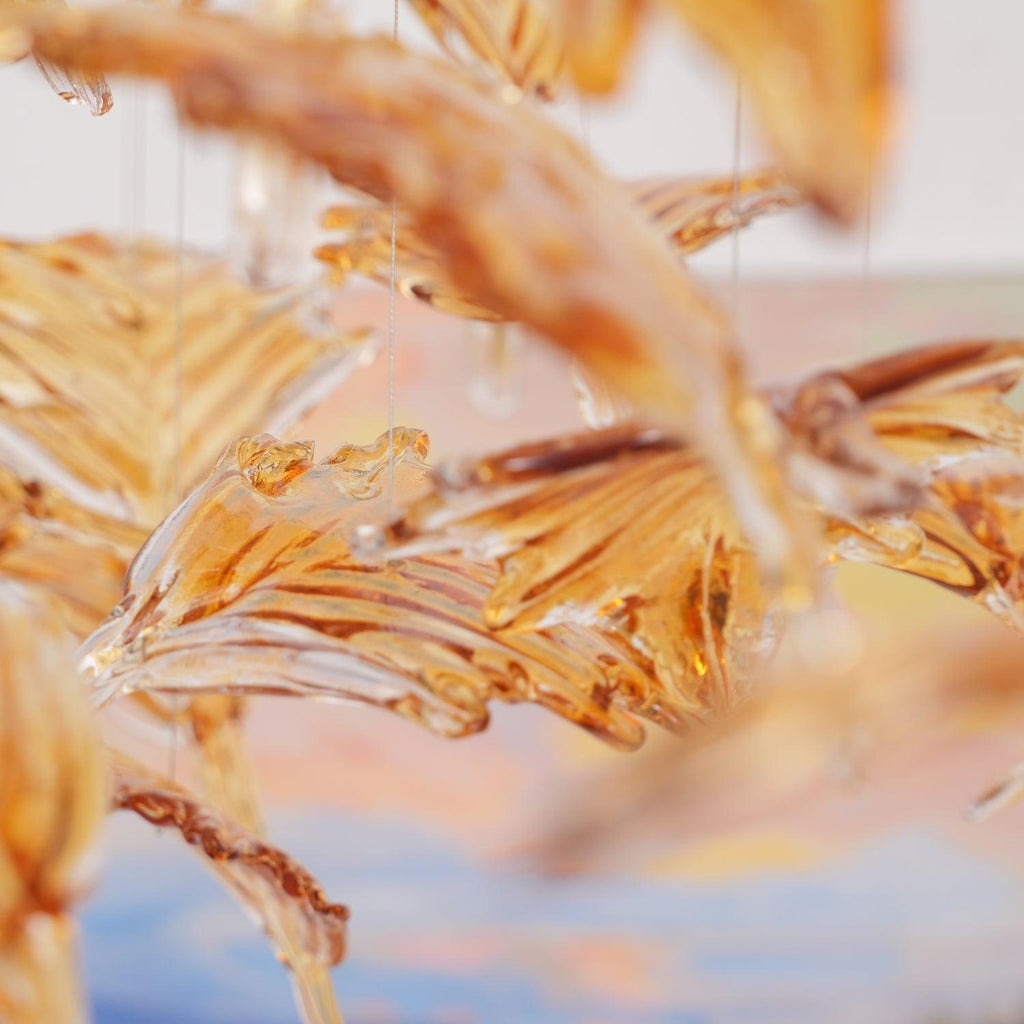 Pirelia Glass Chandelier-Moonnatur