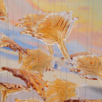 Pirelia Glass Chandelier-Moonnatur