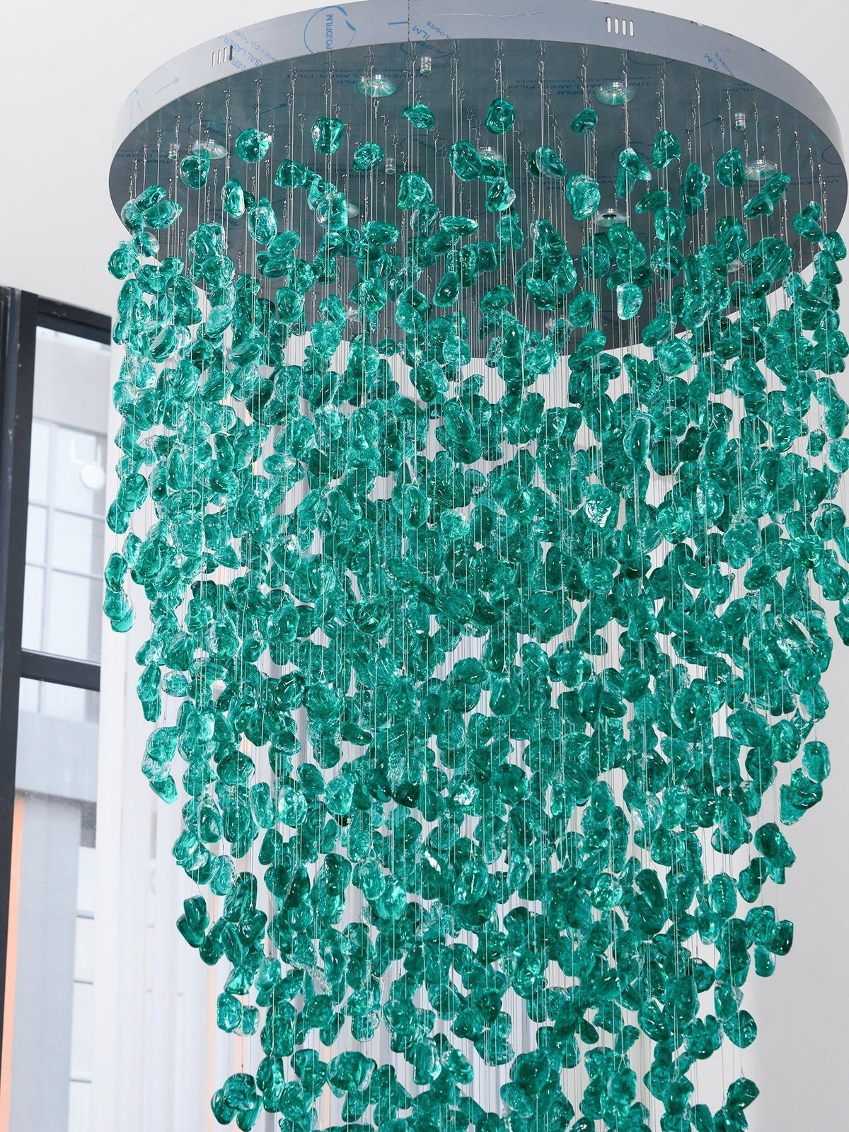 Qerise Glass Chandelier-Moonnatur