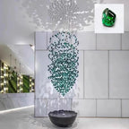Qerise Glass Chandelier-Moonnatur