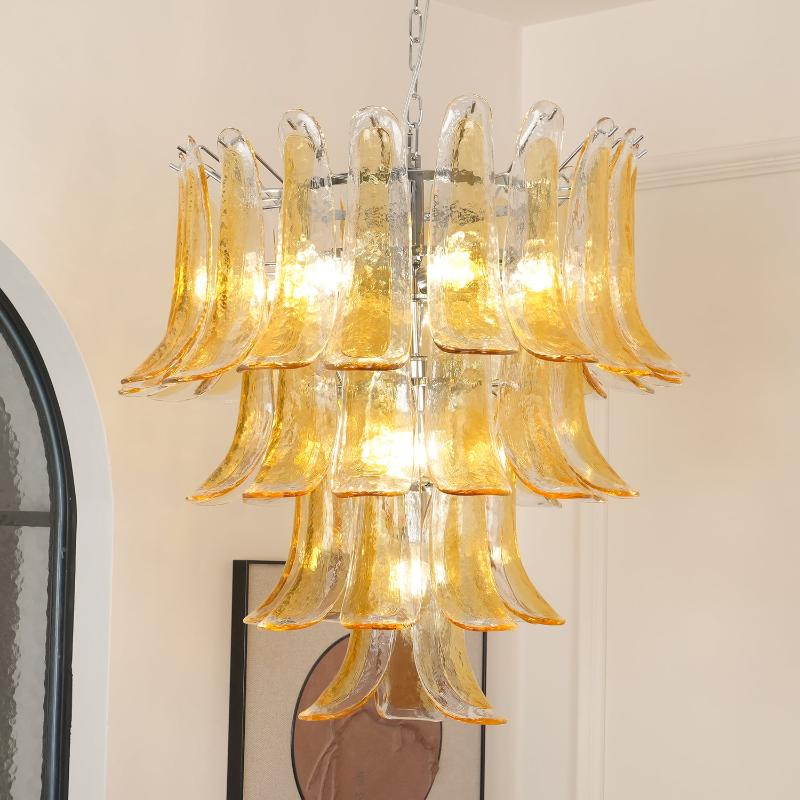 Ivrenonna Glass Chandelier-Moonnatur