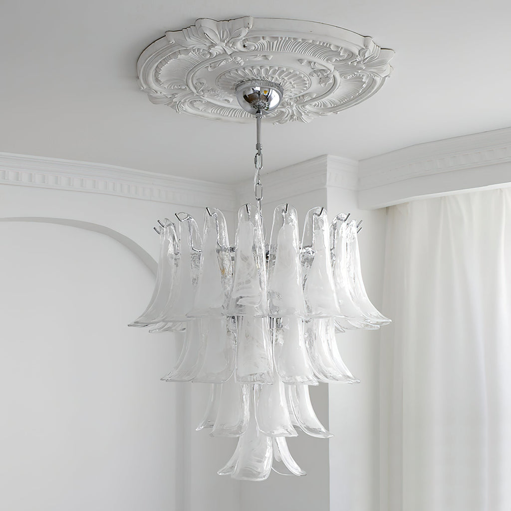 Ivrenonna Glass Chandelier-Moonnatur