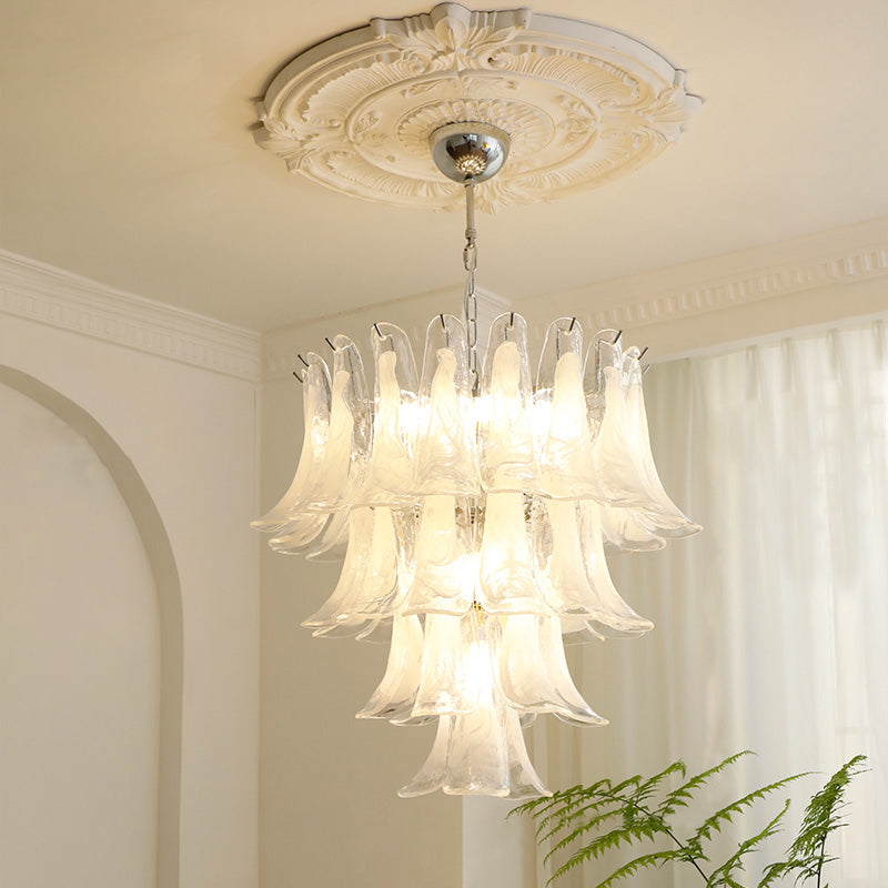 Ivrenonna Glass Chandelier-Moonnatur