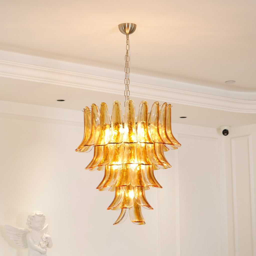Ivrenonna Glass Chandelier-Moonnatur