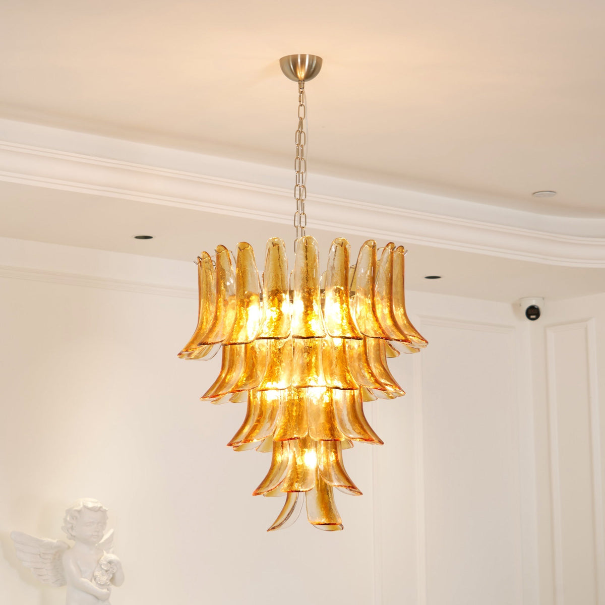 Ivrenonna Glass Chandelier-Moonnatur