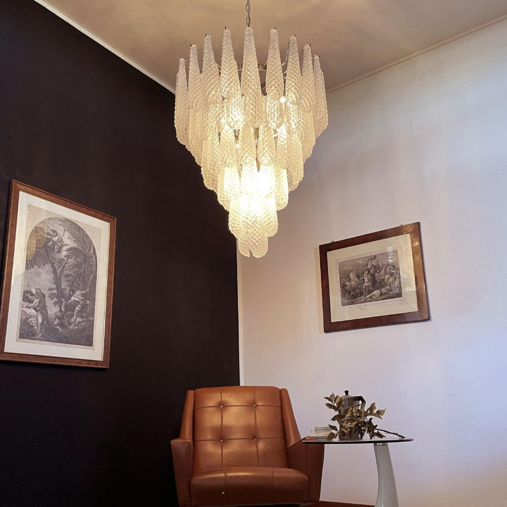 Woldenholm Glass Chandelier-Moonnatur