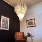 Woldenholm Glass Chandelier-Moonnatur