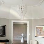 Woldenholm Glass Chandelier-Moonnatur