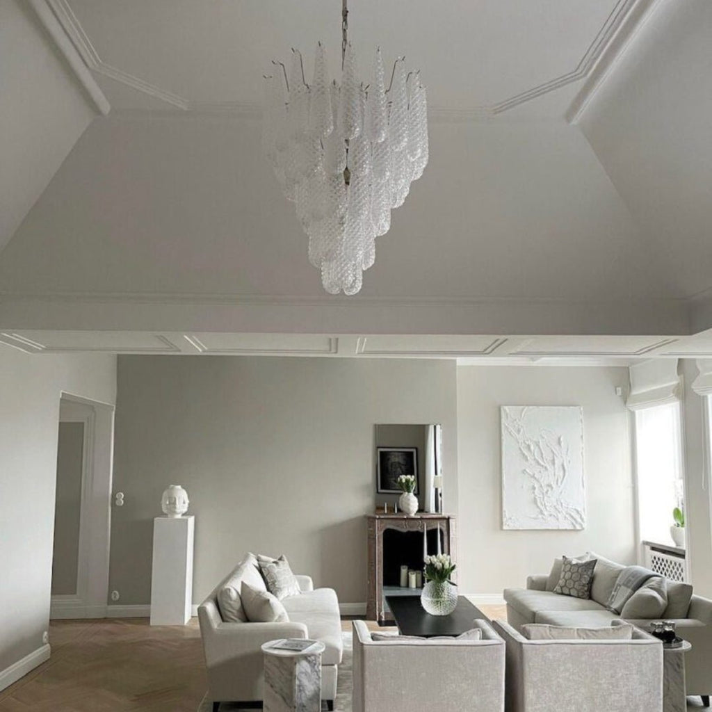 Woldenholm Glass Chandelier-Moonnatur