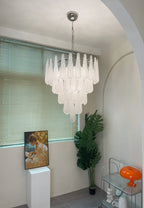 Woldenholm Glass Chandelier-Moonnatur