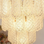 Woldenholm Glass Chandelier-Moonnatur