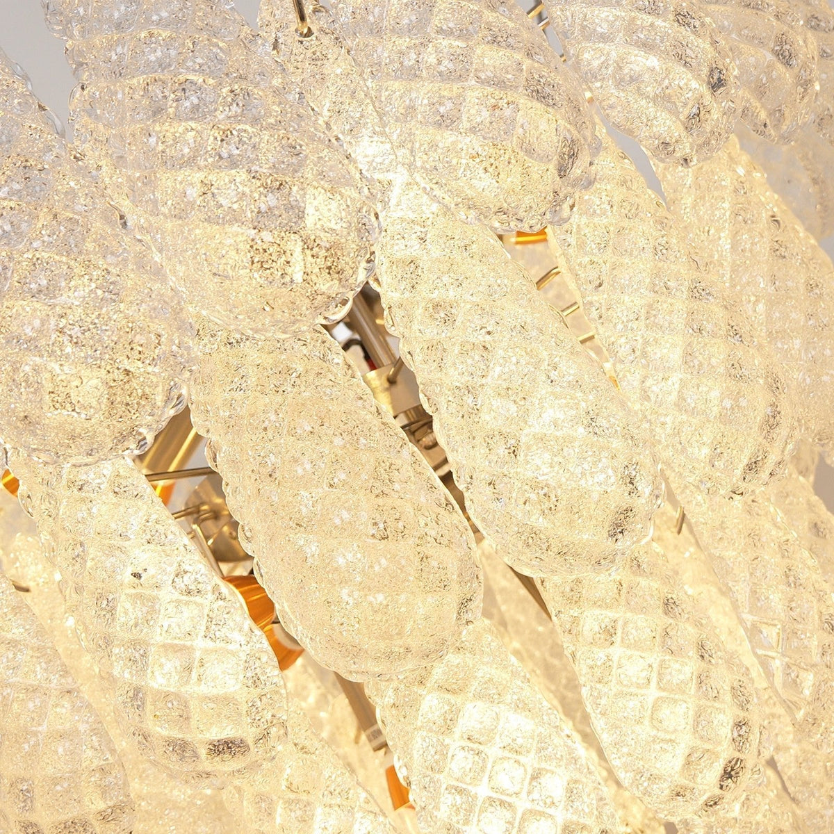 Woldenholm Glass Chandelier-Moonnatur