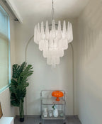 Woldenholm Glass Chandelier-Moonnatur