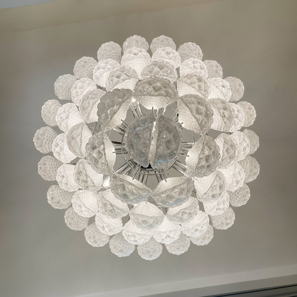 Woldenholm Glass Chandelier-Moonnatur