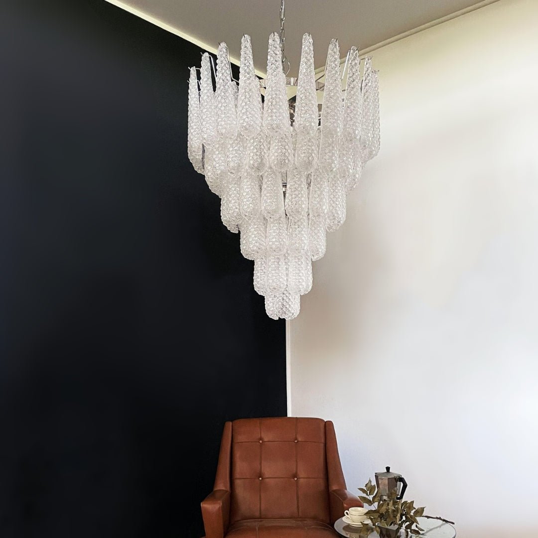 Woldenholm Glass Chandelier-Moonnatur