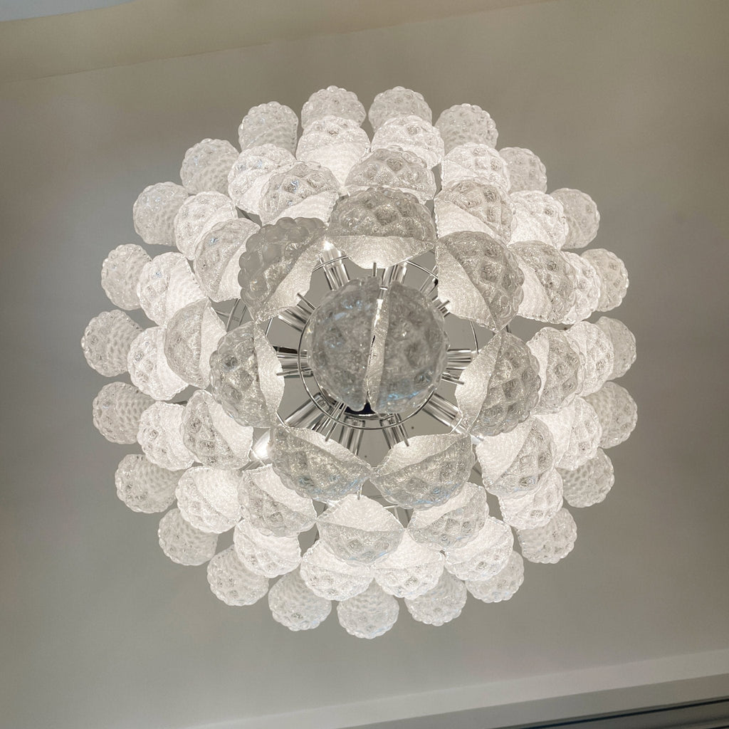 Woldenholm Glass Chandelier-Moonnatur