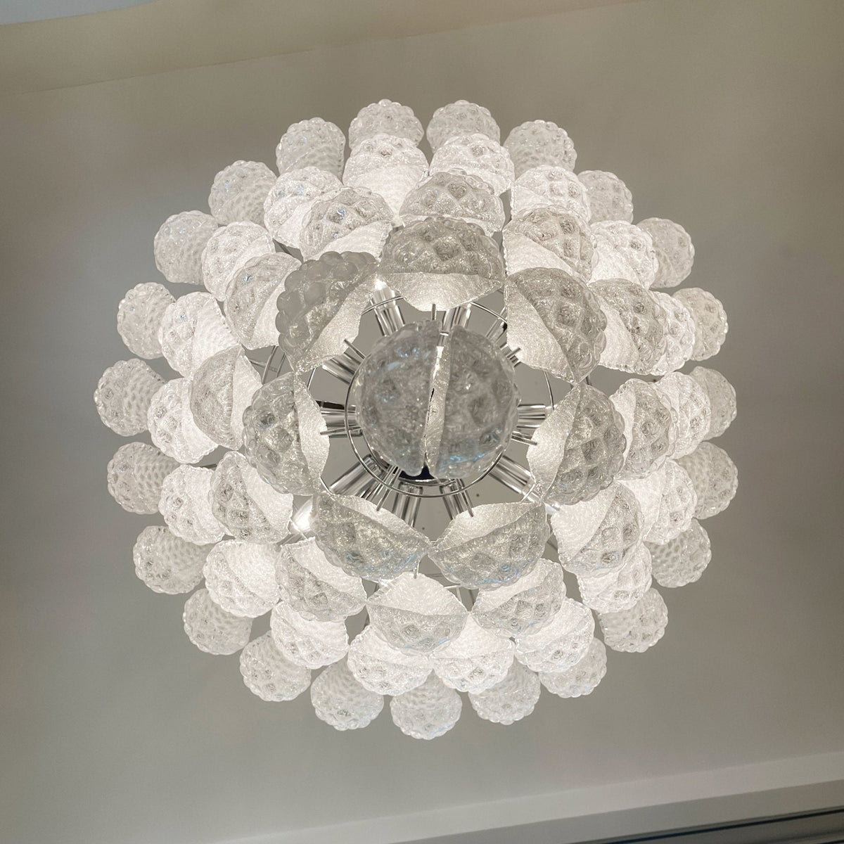 Woldenholm Glass Chandelier-Moonnatur