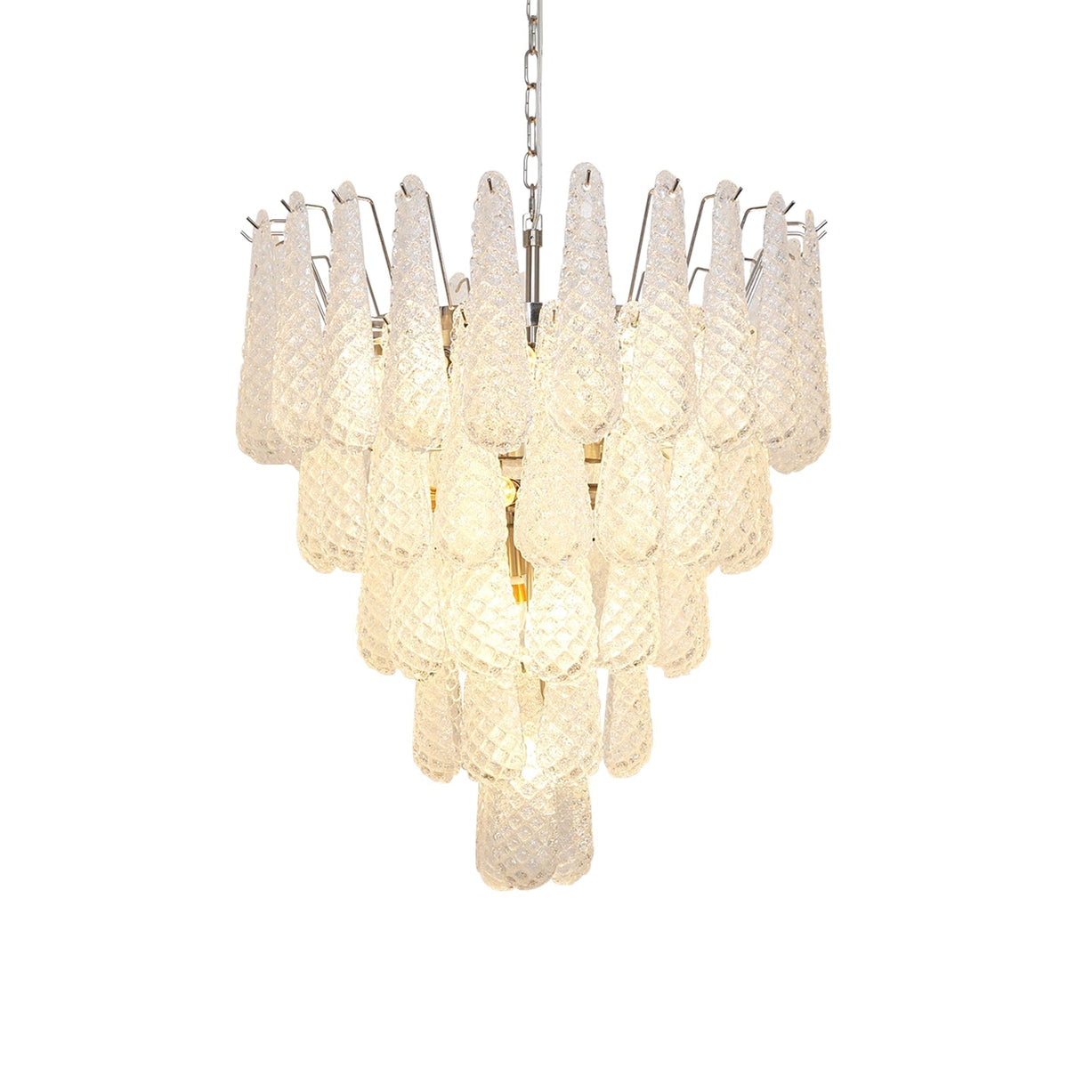 Woldenholm Glass Chandelier-Moonnatur