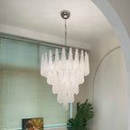 Woldenholm Glass Chandelier-Moonnatur