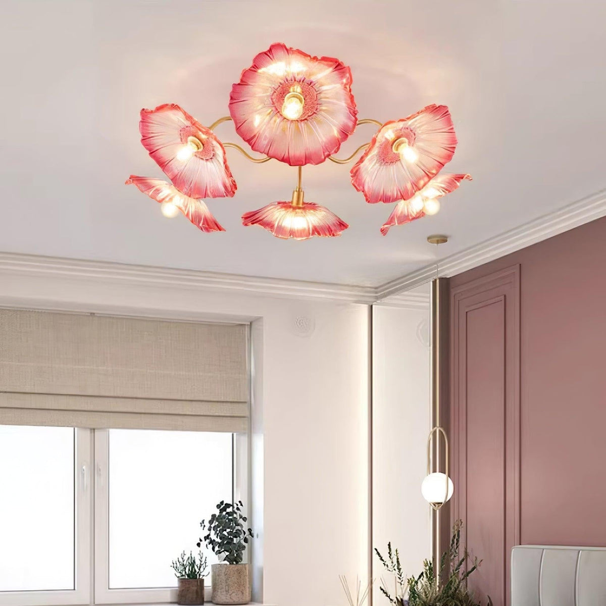 Nethenwell Glass Ceiling Light-Moonnatur